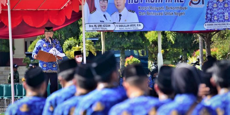 HUT Korpri Kumpulkan Donasi Gempa Cianjur dan Bantu Balita Stunting