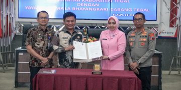 Bina PAUD, Pemkab Tegal Jalin Kerja Sama dengan Yayasan Kemala Bhayangkara