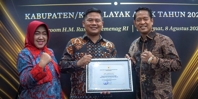 Kabupaten Tegal Pertahankan Predikat Nindya Kabupaten Layak Anak