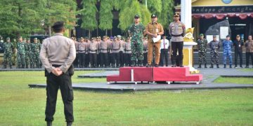 Bupati Tegal Pimpin Apel Sinergitas Tiga Pilar, Tegaskan Komitmen Jaga Kondusifitas Daerah