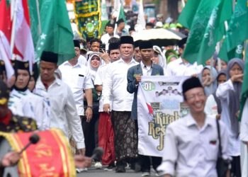 Kirab Resolusi Jihad, Ribuan Warga NU Turun ke Jalan
