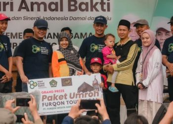 Ribuan Peserta Ramaikan Jalan Sehat Hari Amal Bakti Kementerian Agama