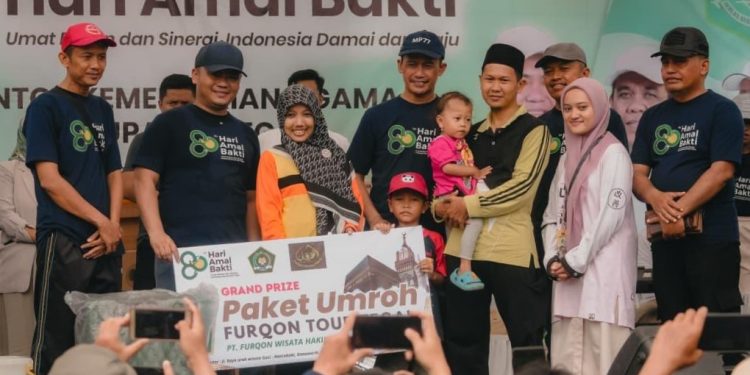 Ribuan Peserta Ramaikan Jalan Sehat Hari Amal Bakti Kementerian Agama
