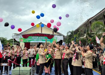 500 Peserta Ramaikan Pesta Siaga Kwarcab Tegal 2026