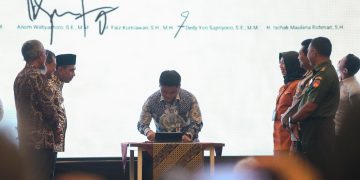 Bupati Tegal Teken Komitmen Bersama Ketahanan Pangan Jateng 2026