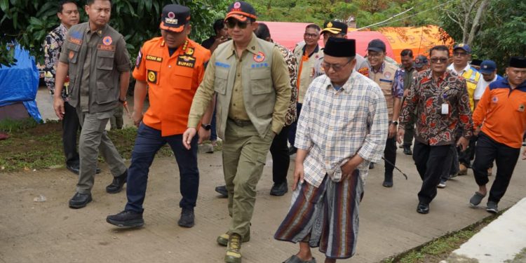 Pemkab Tegal dan BNPB Percepat Pembangunan 456 Huntara di Padasari